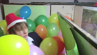 風船プール部屋に作ってみた2！（５００個) Balloon Pool In My Room! PDS