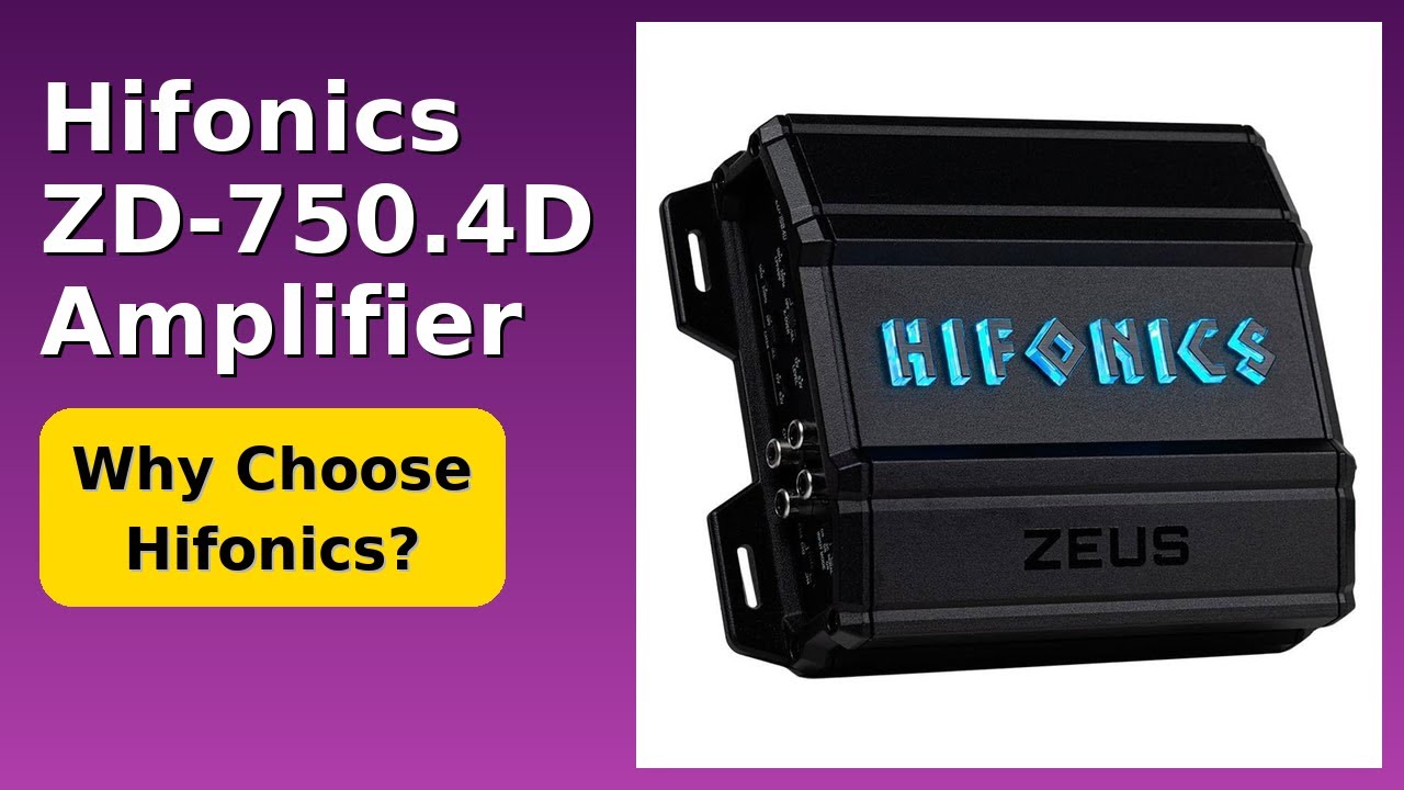 REVIEW (2026): Hifonics ZD-750.4D Amplifier. Features. - YouTube