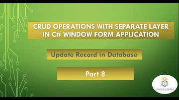 How to Update Record in Database With Separate Layer in C# Window Form in Urdu/Hindi