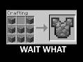 Minecraft wait what meme part 47 - Cobblestone Armor