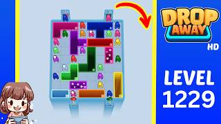 Drop Away Level 1229 Solution Walkthrough