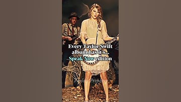 Every Taylor album has its.. (Speak Now edition) #taylor #taylorswift #erastour #speaknow
