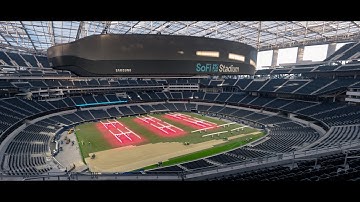 SoFi Stadium FIFA World Cup Modifications - Grass Installation