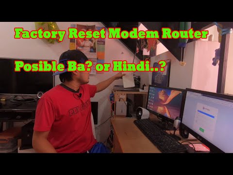 Planet Internet Modem Router pwede bang Factory Reset?