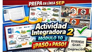Integrative Activity 2 of Module 10 of Prepa en Línea SEP.
