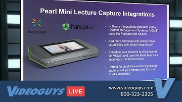 Pearl Mini Lecture Capture Integrations