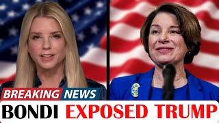 Pam Bondi Put On The Spot As Klobuchar Questions Trump’s Truth Post Addressed To Her
