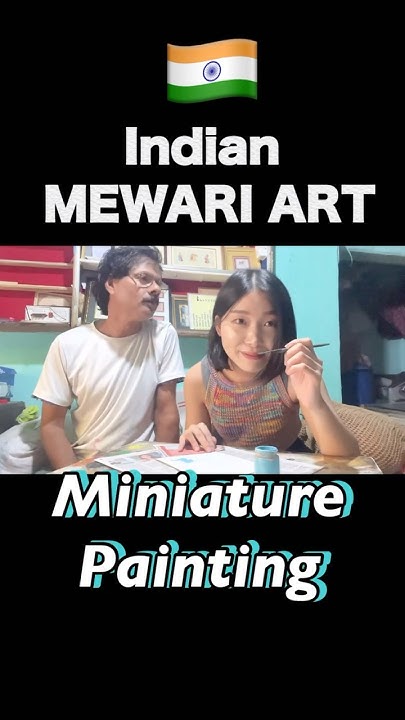 korean-girl-learning-indian-art-miniature-painting-in-udaipur-soni