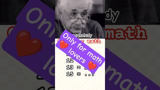 ❤️ Only for math lovers ❤️#viralvideo #shorts #parmstudy #testandlearn #math #puremath #mathproblem