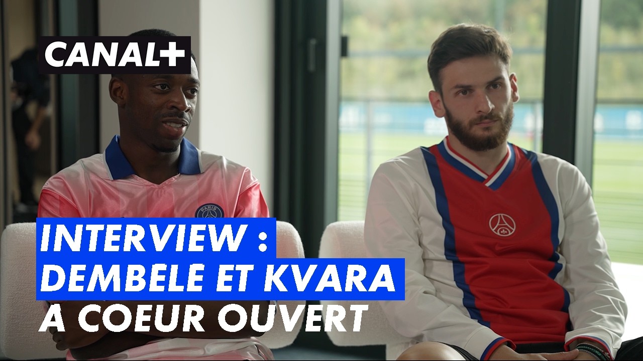 Dembélé & Kvaratskhelia : les deux stars du PSG se confient !