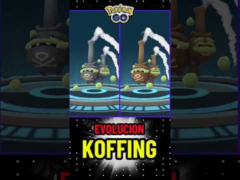 ¡SOLO POR 5 DÍAS! Evolución de Koffing de Kanto a Weezing de Galar en Pokémon Go
