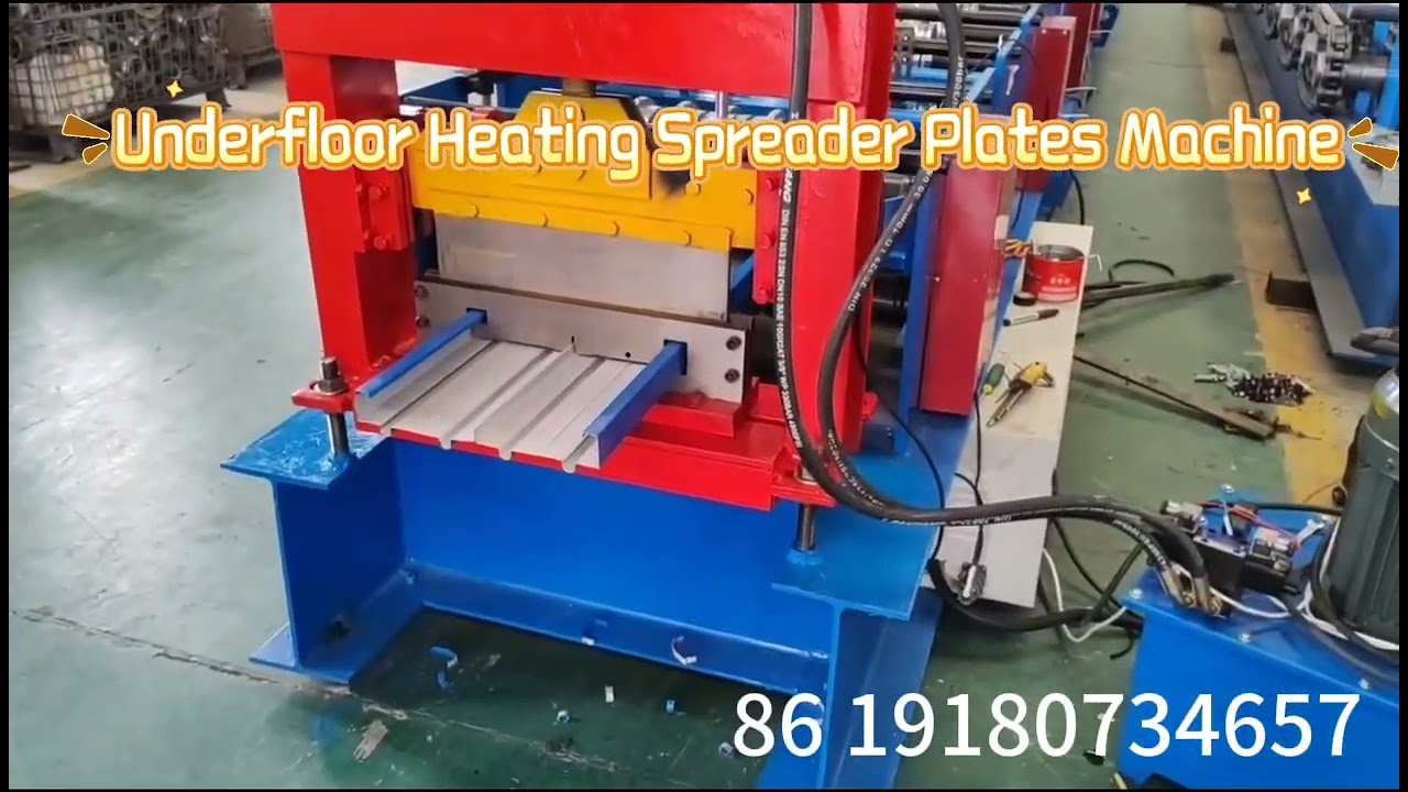 Underfloor Heating Spreader Plates Forming Machine