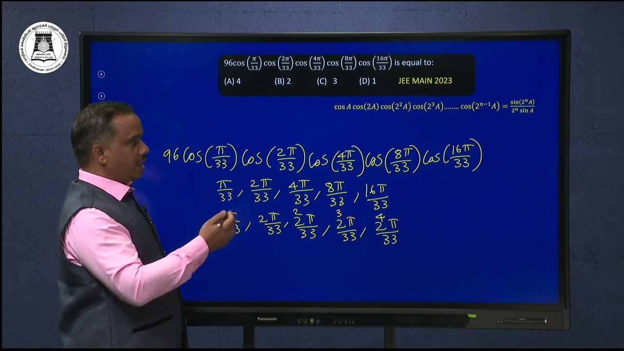 JEE |MATHS | கணிதம் | TRIGNOMETRIC IDENTITIES - 6 | Kalvi TV