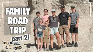 CAMPING IN THE BADLANDS! | USA family road trip part 2