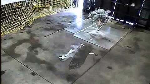 Robotic Lander Gets Sideways During Test