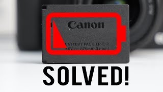 Canon M50 Bad Battery Life Solved!