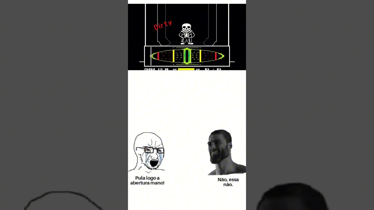 Pula logo essa abertura! #undertale #underswap #underfell #swapfell #fellswap #sans #papyrus #chara