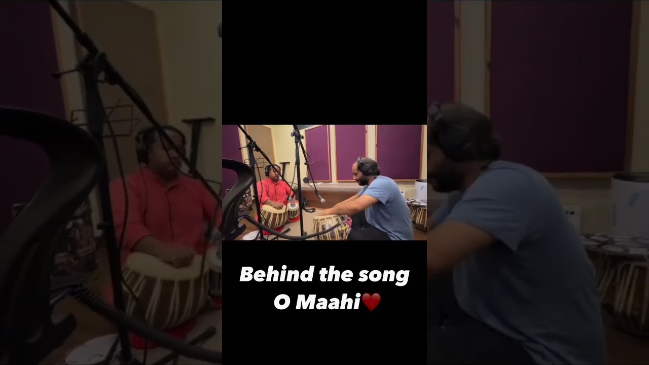 O Maahi Song Behind The Scene 💗😍 