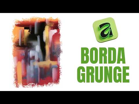 Como Criar um Fundo Estilo Grunge no Affinity (Moldura ou Borda)