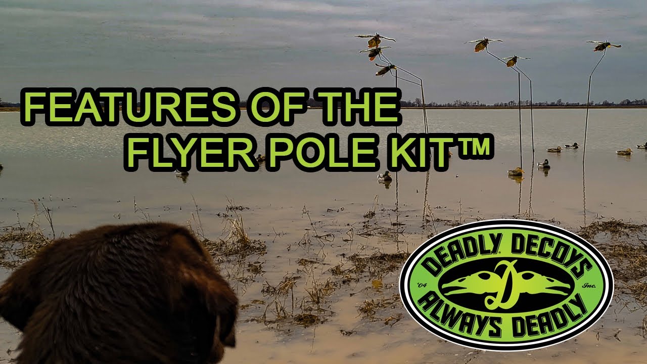 Flyer Pole Kit A Must Have With Deadly Decoys® Flyers YouTube