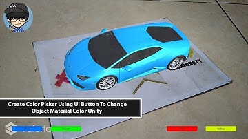 How To Make Color Picker To Change Object Material Color Unity