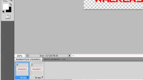 Flashing Text in photoshop