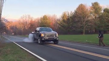Duramax LML Burnout With Fixed Vane Turbo!