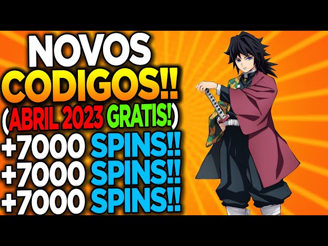 NOVOS CÓDIGOS OUTUBRO 2023 no PROJECT SLAYERS (SPINS GRATIS) PJ