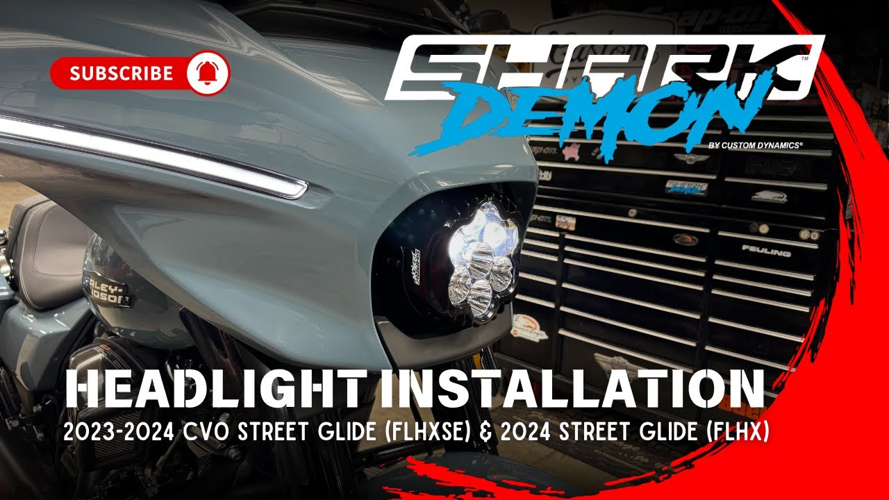 Shark Demon®2 Performance LED Headlight（23-24 FLHXSE & 24 FLHX