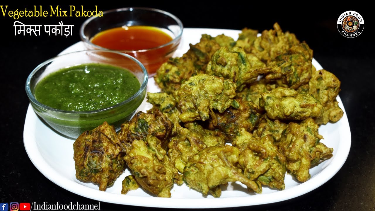 स्पेशल मिक्स पकोड़ा-Mix Vegetable Pakoda-Crispy Pakora Recipe-Street Food | Indian Food Channel
