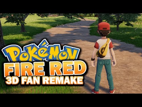 Pokémon Origin Fire Red 3D REMAKE! - (UPCOMING 3D FAN GAME!)