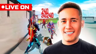 💙 LEVEL UP AO VIVO 💙 A MELHOR SENSI NO DESAFIANTE RANQUEADA ALEATÓRIOS E SOLO !! FREE FIRE MOBILE 💙