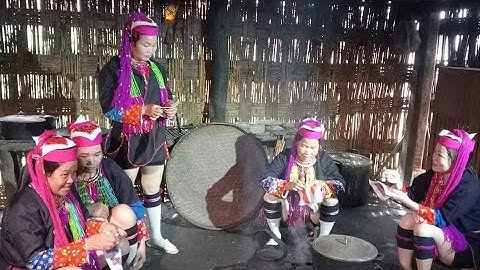 Lễ cấp sắc đặt tên cho con Dao thanh y .làng Lốc. Ba Ché.Quảng Ninh, phần cuối