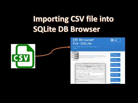 Video: Come posso importare Excel in SQLite?