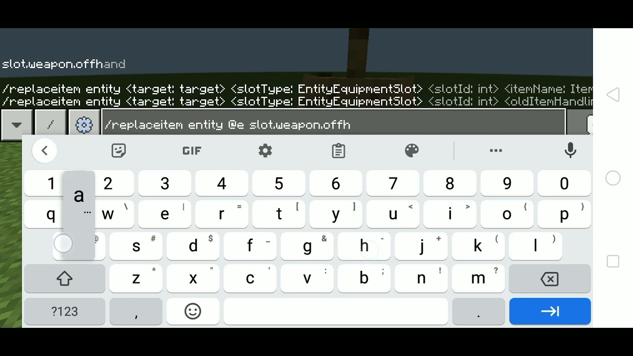 How to equip Sword in left arm Minecraft Bedrock YouTube