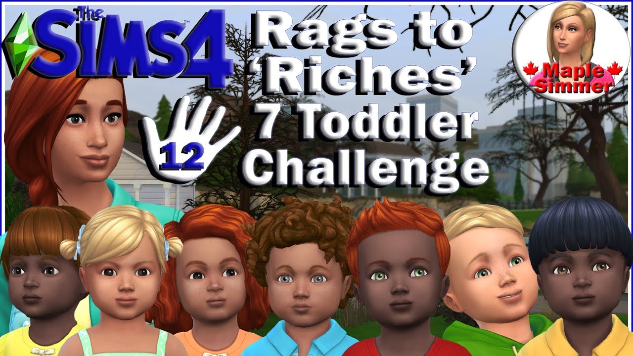 Sims 4:  Rags to ‘Riches’ 7 Toddler Challenge Pt 12: Recycle Disciple
