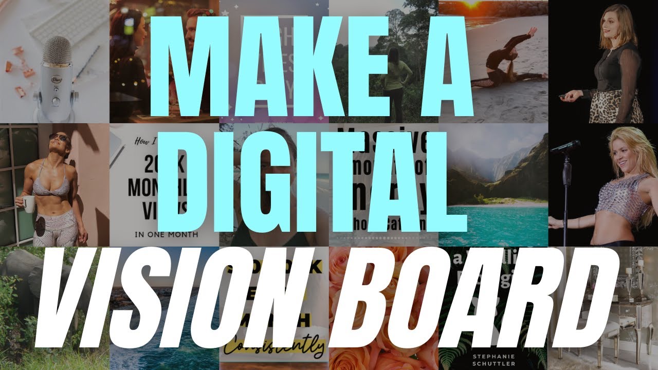 How to Make a Digital Vision Board with Canva YouTube
