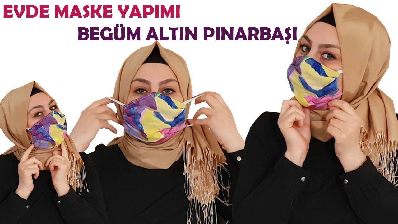 evde maske yapimi begum altin pinarbasi youtube maskeler youtube books