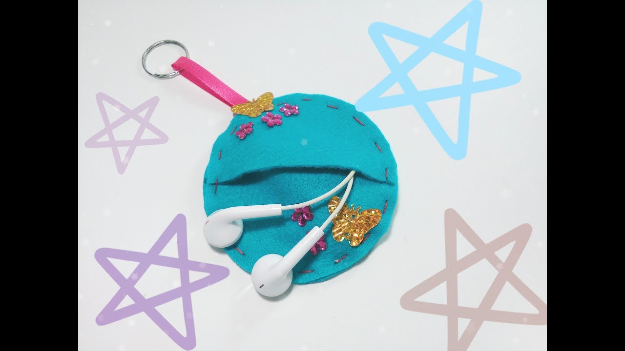 DIY Felt Earphone Case YouTube