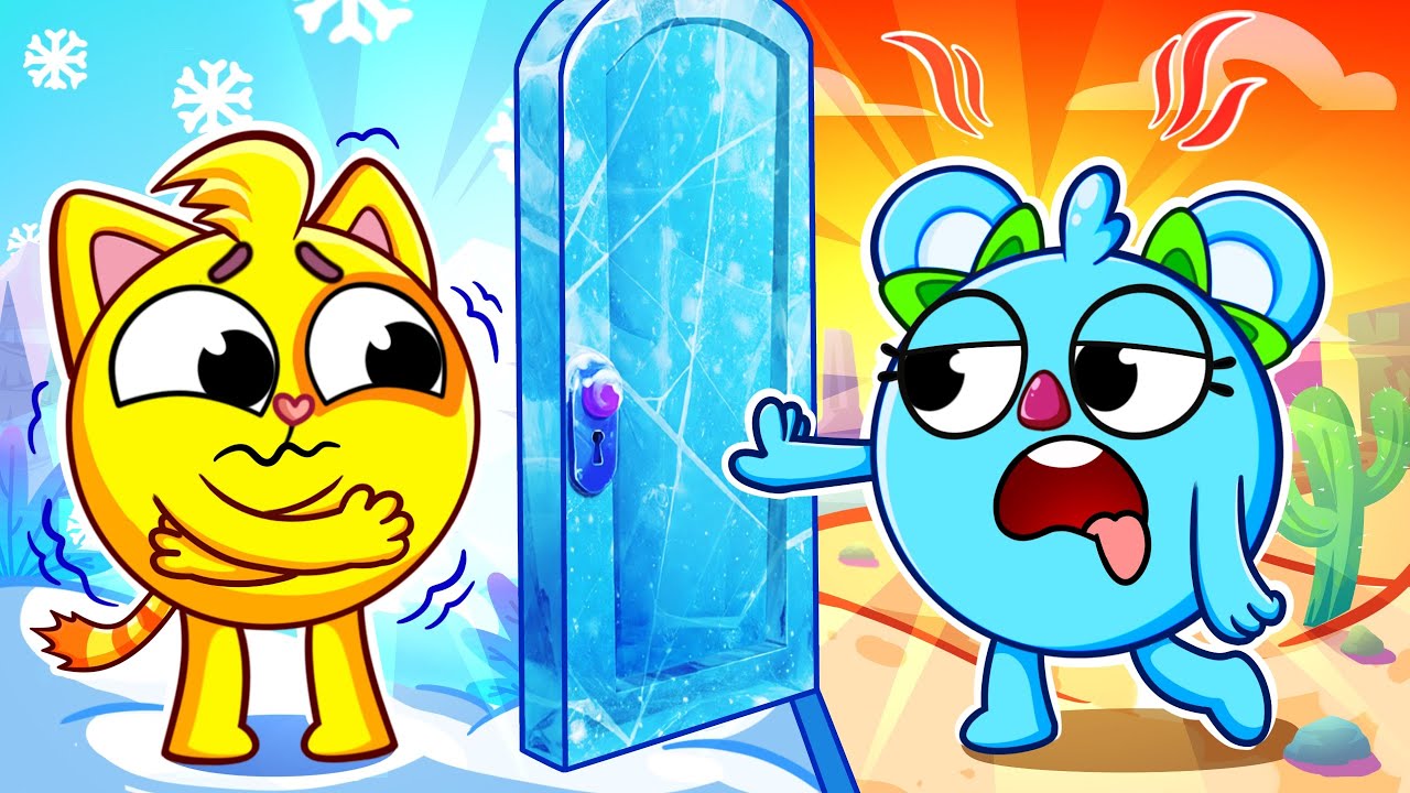 Vamos Aprender Opostos! ☀️ Desafio Quente vs. Frio ❄️ | Baby Zoo 🐱🐨