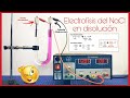 ELECTROLÍSIS DEL CLORURO SÓDICO (NaCl) || EXPERIMENTO Y REACCIONES ELECTROQUÍMICAS EXPLICADAS