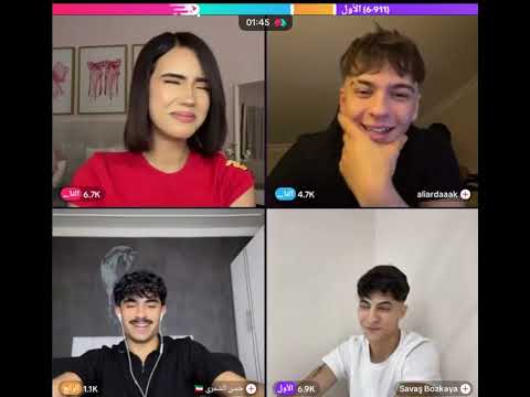 هيام مع حسن الشمري رباعي مع سافاش وعلي التركي اعياد فول ضحك