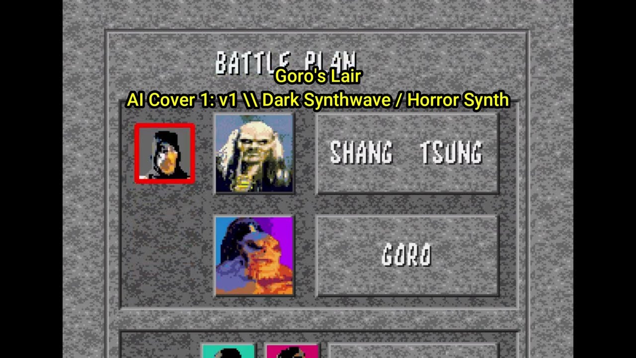 Mortal Kombat (Gen) - Goro's Lair [AI Cover 1: v1] \\ Dark Synthwave / Horror Synth