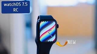 Watchos 7.5 Rc Is Out - Whats New? Every New Feature New Change