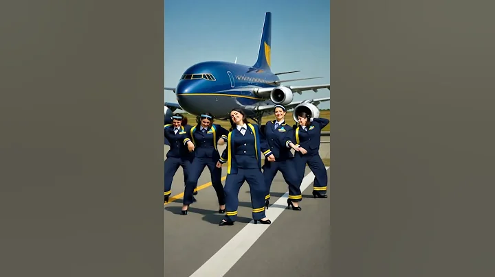 🇺🇦 Ukrainian Flight Attendants Dance to “Blurred Lines” 💃✈️ | Sky Series 🔥