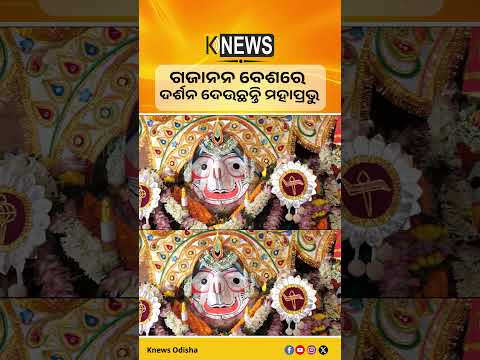 ଗଜାନନ ବେଶରେ ଦର୍ଶନ ଦେଉଛନ୍ତି ମହାପ୍ରଭୁ #knewsodisha