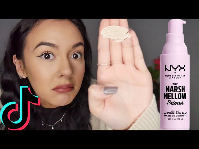TikTok NYX Marshmallow Primer Review - YouTube