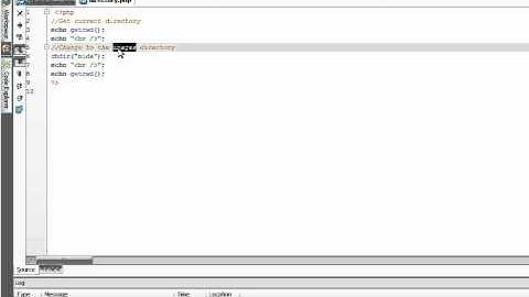 php training-chdir() in php by NidaBalol