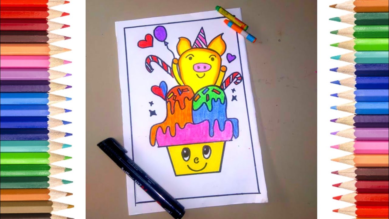 How To Draw A Cute Drawing Easy And Cute Drawing YouTube