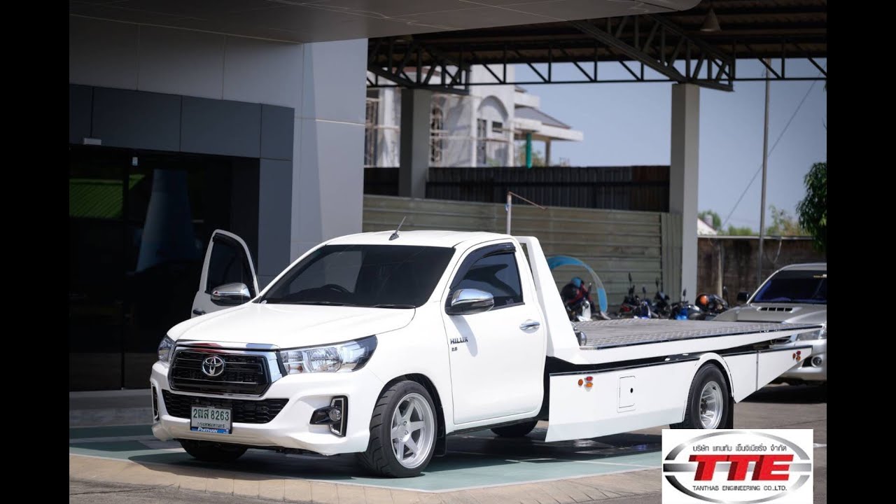 กระบะปิคอัพตอนเดียว(หัวแชสซีส์) TOYOTA REVO ติดตั้งกระบะถาดสไลด์